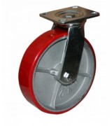 Колесо большегрузное полиуретановое поворотное SCp160 (диаметр 160 мм)